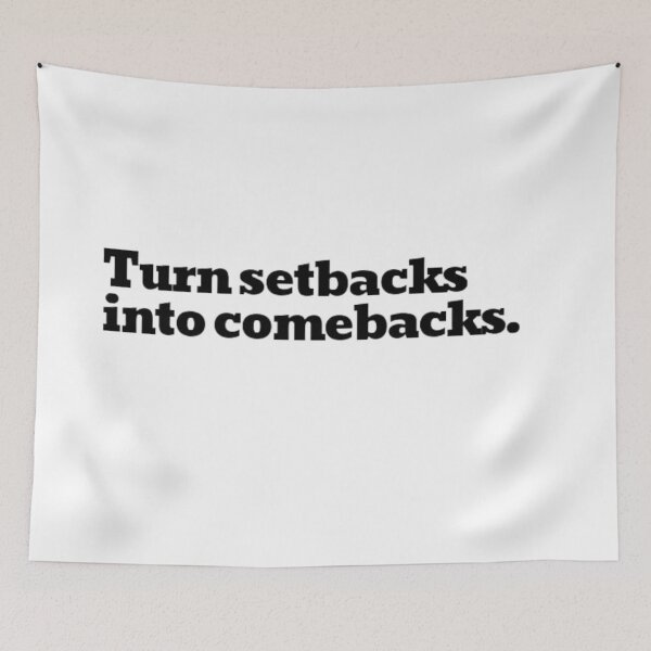 Item preview, Turn setbacks into comebacks. designed and sold by DaringDesigns19.