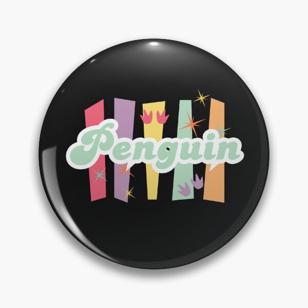 Item preview, Cute colorful penguin  designed and sold by penguinarchives.