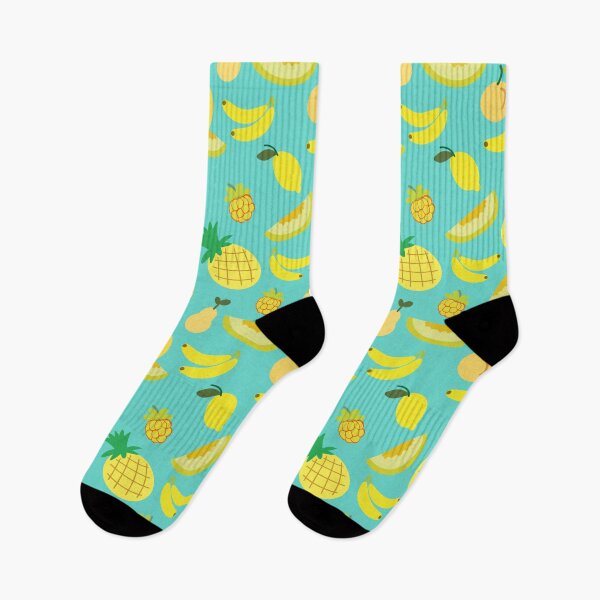 Item preview, yellow fruits seamless pattern in flat style  designed and sold by iceang shop.