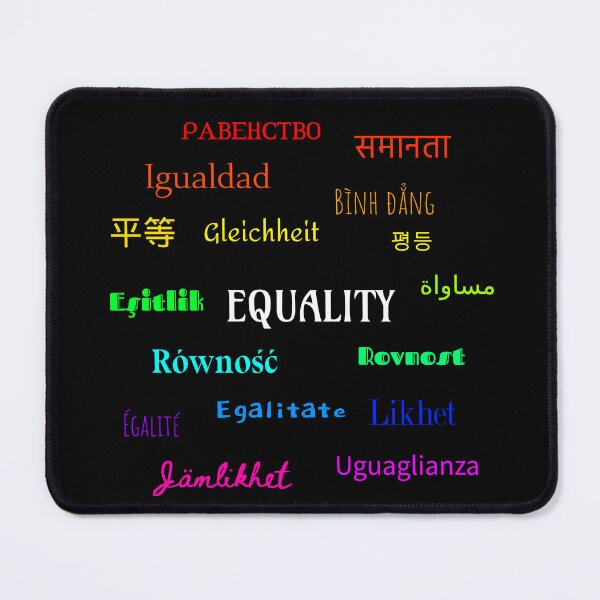 Item preview, Equality in different languages designed and sold by PetPaletteCards.