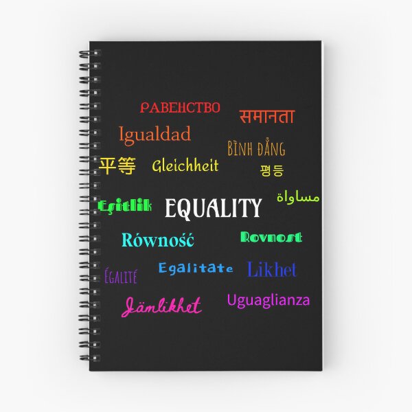 Item preview, Equality in different languages designed and sold by PetPaletteCards.