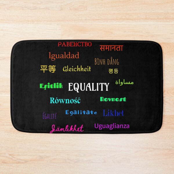 Item preview, Equality in different languages designed and sold by PetPaletteCards.