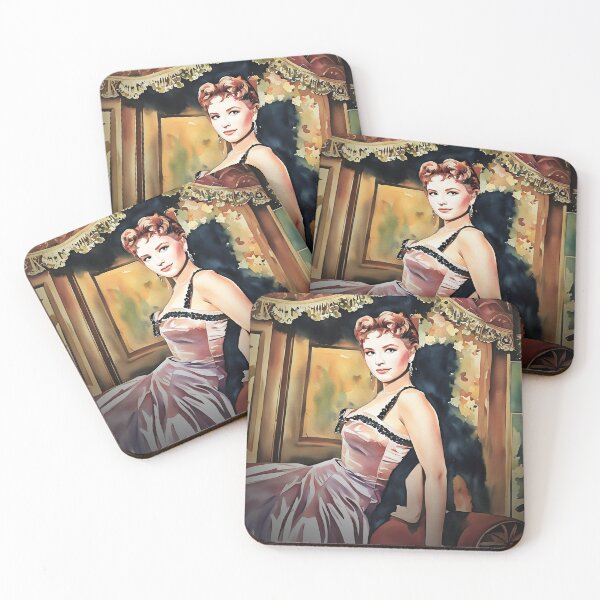 Item preview, Amanda Blake as Miss Kitty in Gunsmoke - watercolor designed and sold by deusrex007.