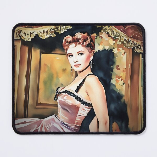 Item preview, Amanda Blake as Miss Kitty in Gunsmoke - watercolor designed and sold by deusrex007.