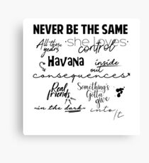 Lienzo Canciones Camila