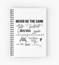 Cuaderno de espiral Canciones Camila