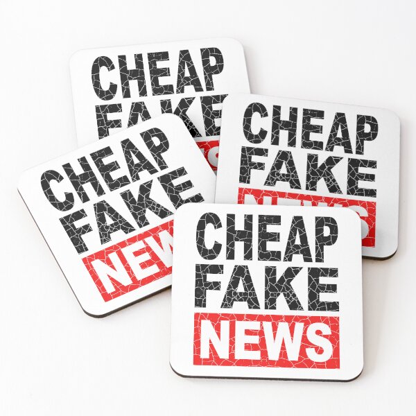Item preview, Cheap Fake News T-Shirt - Bold Statement Graphic Tee for Media Critics designed and sold by Gerard Fay.