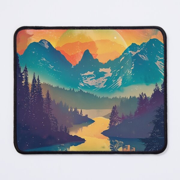 Item preview, Surreal Mountain Landscape at Twilight designed and sold by Guesso.