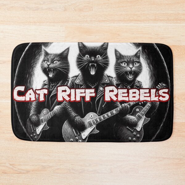Item preview, Cat Riff Rebels designed and sold by Jurand  Creations.