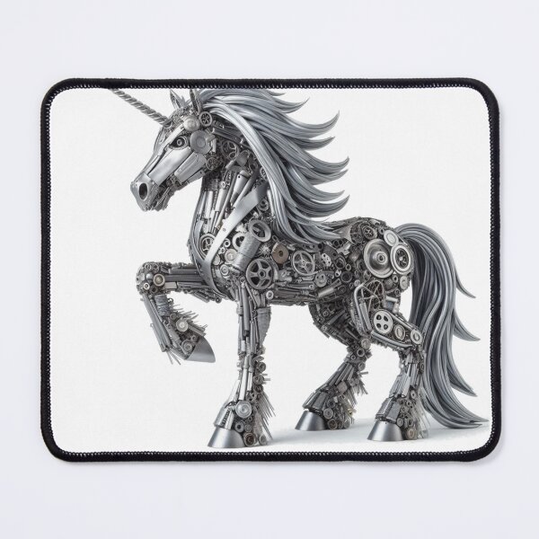 Item preview, Mechanical Unicorn designed and sold by Wild-way Art.