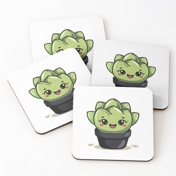 Item preview, Adorable Kawaii Succulent in a Pot designed and sold by flamini.