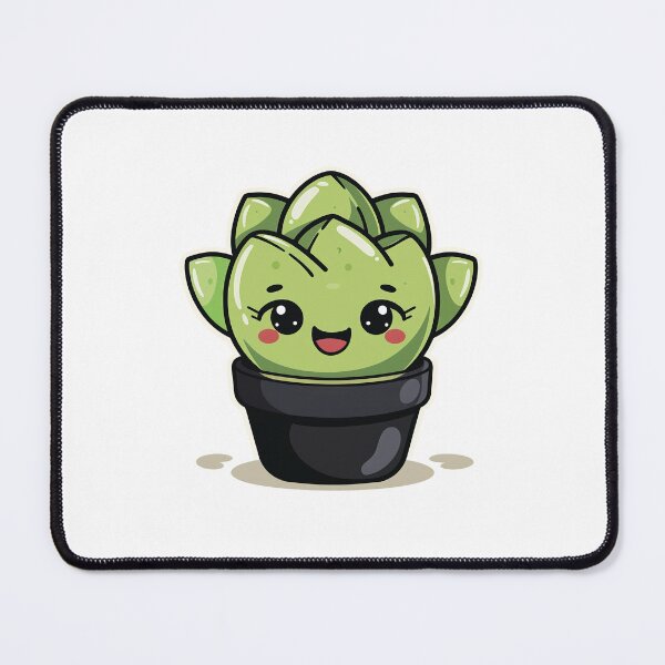 Item preview, Adorable Kawaii Succulent in a Pot designed and sold by flamini.