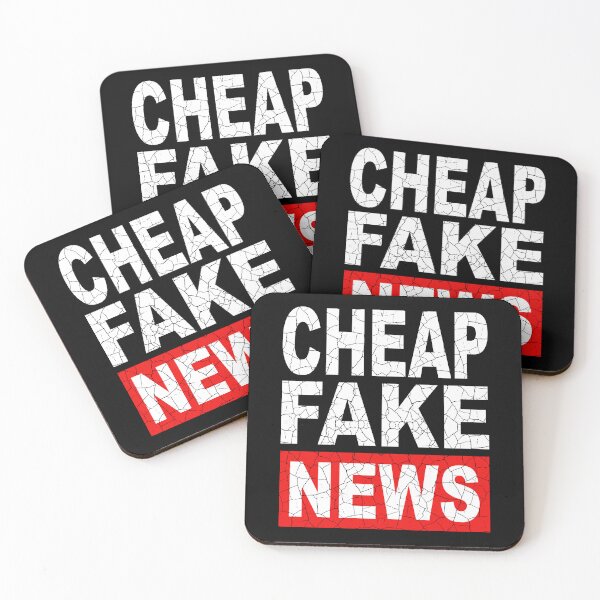 Item preview, Cheap Fake News T-Shirt - Bold Statement Graphic Tee for Media Critics designed and sold by Gerard Fay.