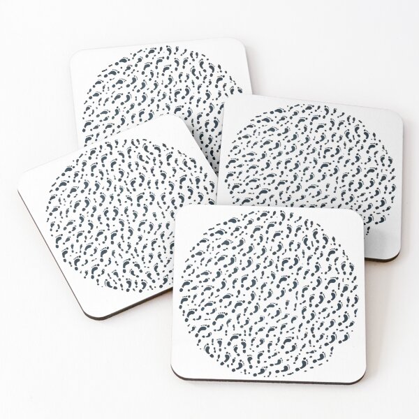 Item preview, circle of footprints designed and sold by FusiTink.