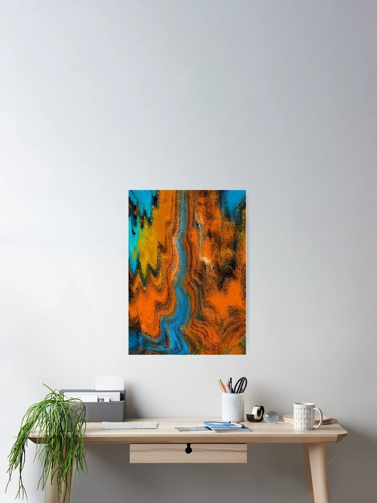 Thumbnail 2 of 3, Poster, Abstract Flow designed and sold by CarolM.