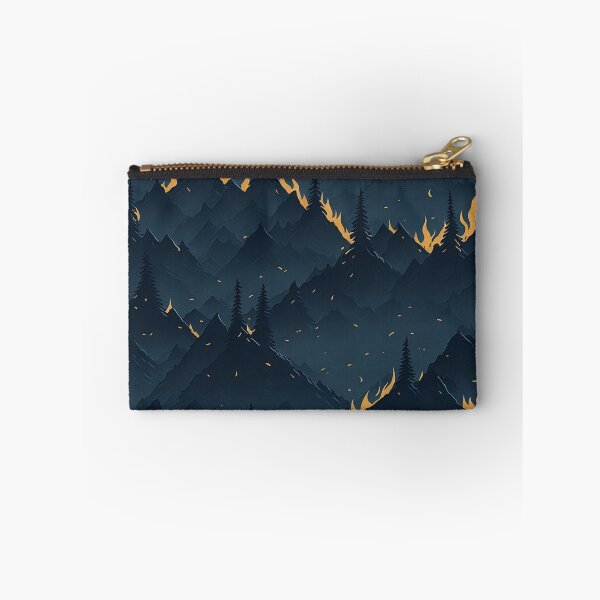 Item preview, Blazing Peaks - Dramatic Mountain Fire Scene designed and sold by Daniel Haddad.