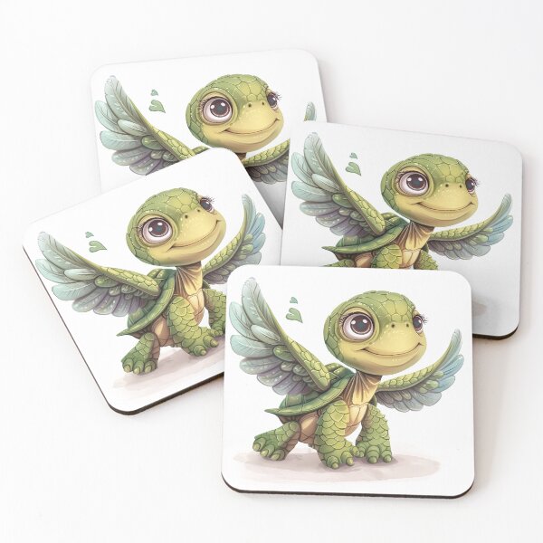 Item preview, Baby turtle with wings designed and sold by ARTelierDigital.