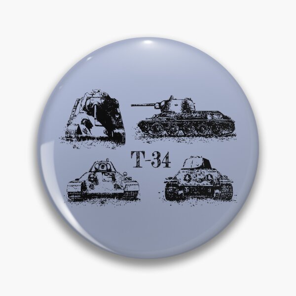 Item preview, T-34 Russian WW2 Tank 4 Views Sketch designed and sold by MilitaryMart.