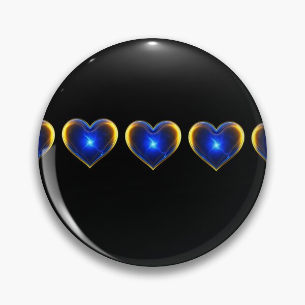 Item preview, 5 Yellow and blue hearts of Ukraine designed and sold by ElegantOutlines.