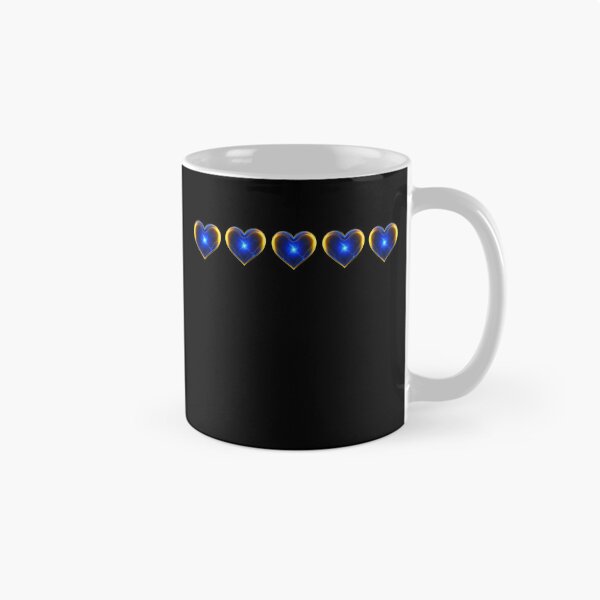 Item preview, 5 Yellow and blue hearts of Ukraine designed and sold by ElegantOutlines.