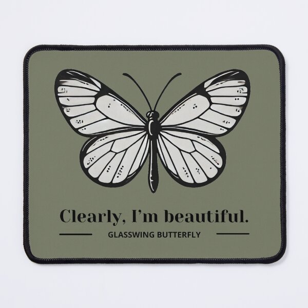 Item preview, Cleary, I'm Beautiful. - Glasswing Butterfly designed and sold by Blink Art Studio.
