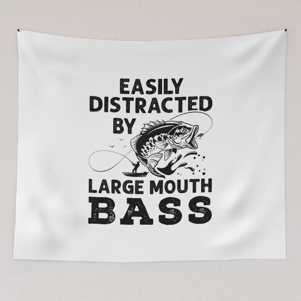 Item preview, Easily Distracted by Large Mouth Bass designed and sold by jaygo.