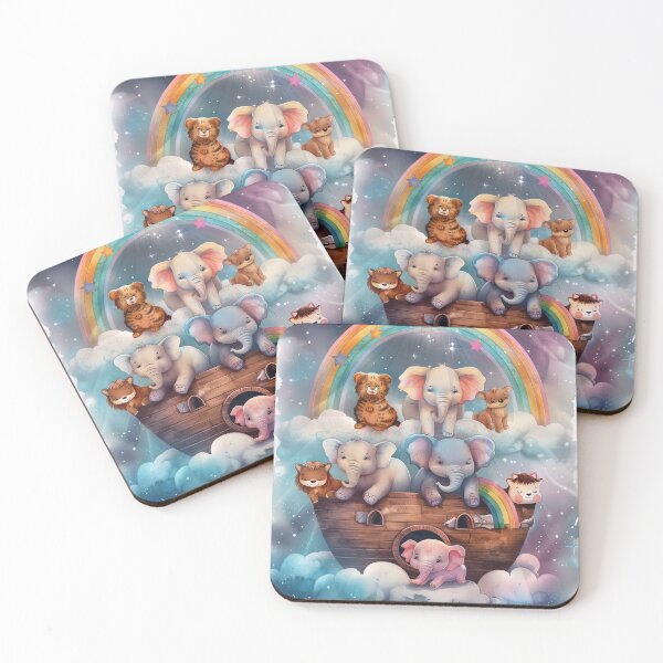 Item preview, Noah's Ark with cute animals designed and sold by ARTelierDigital.