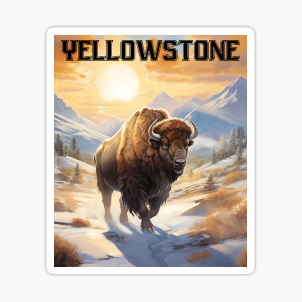 Yellowstone National Park Sticker