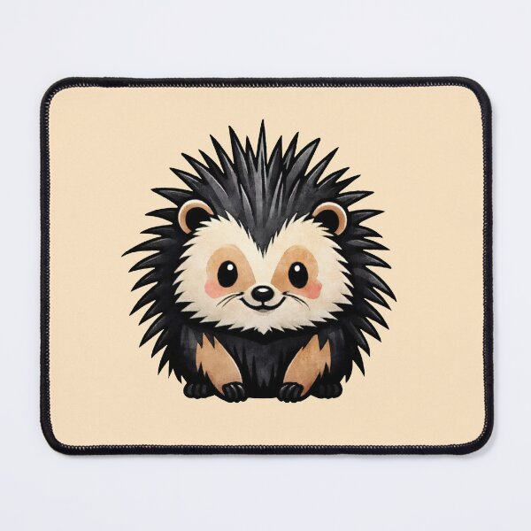 Item preview, Cute tiny porcupine designed and sold by strixvariaart.