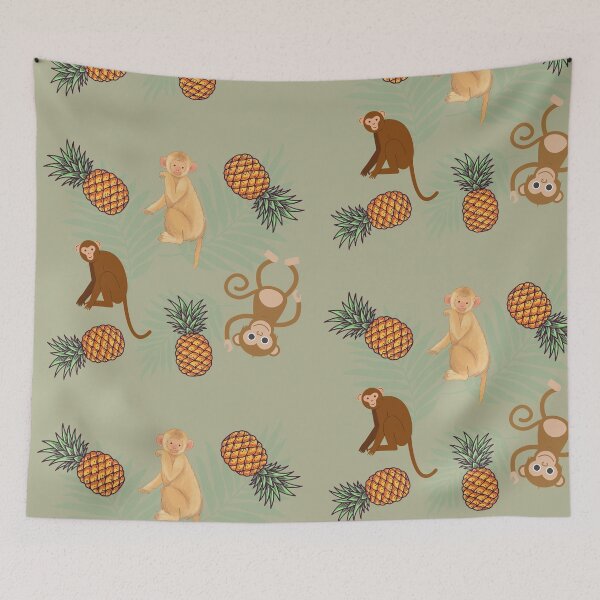 Item preview, Monkeys everywhere  designed and sold by CatsArtStore.