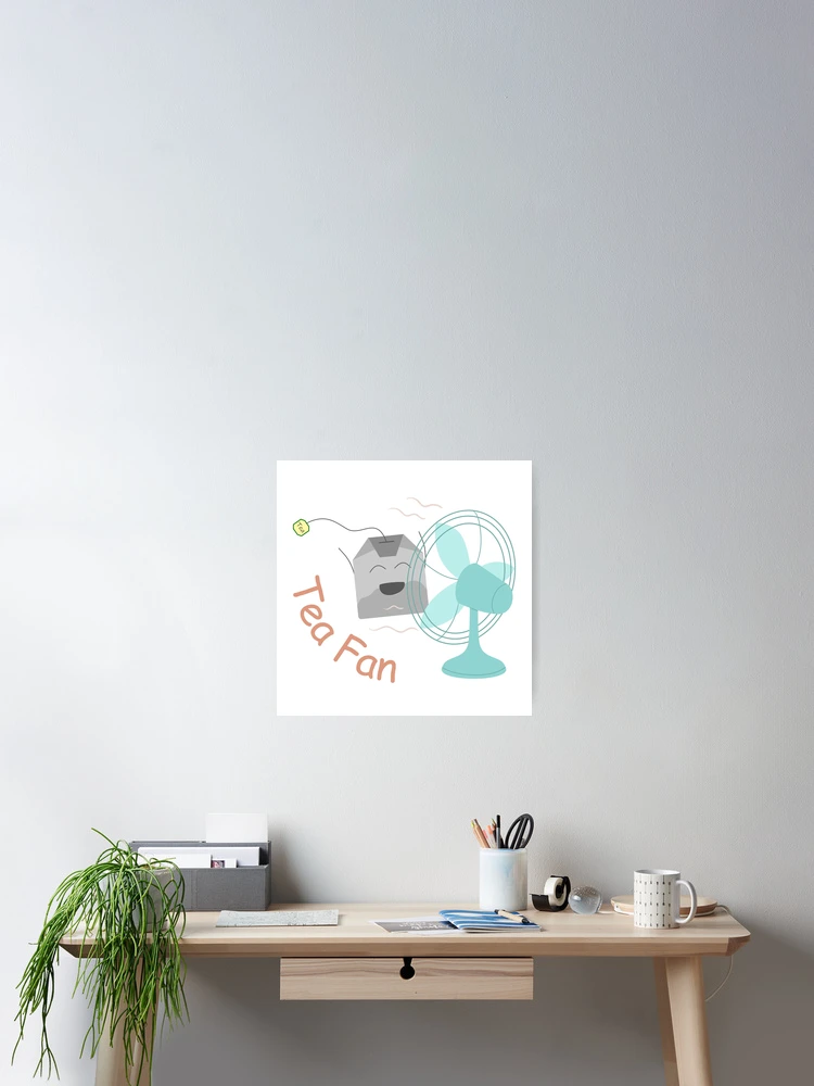 Thumbnail 2 of 3, Poster, Tea Fan designed and sold by Reesh-Store.