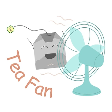Artwork thumbnail, Tea Fan by Reesh-Store
