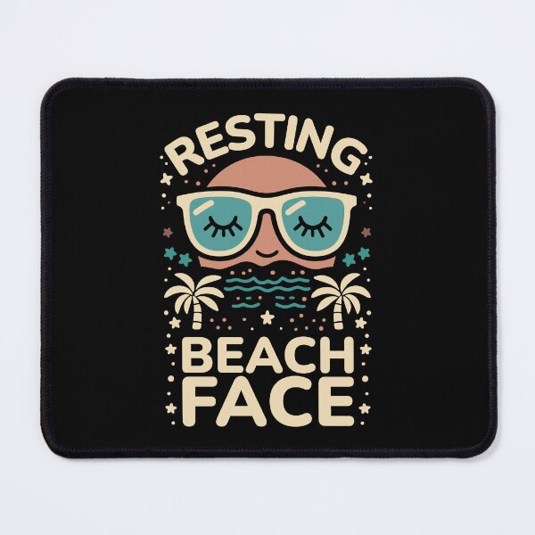 Item preview, Resting Beach Face designed and sold by BluRockDesigns.