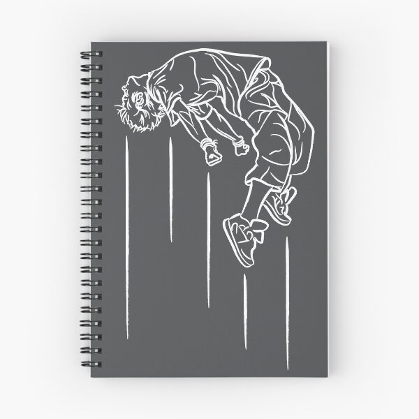Item preview, Line Art Illustration of Floating Man into Space by Etoide designed and sold by etoide.