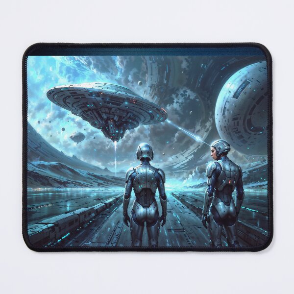 Item preview, Planetary Trans-Dimensional Teleportation Outpost Astonishing AI Concept Art by Xzendor7 designed and sold by Xzendor7 Digital Art Creations.