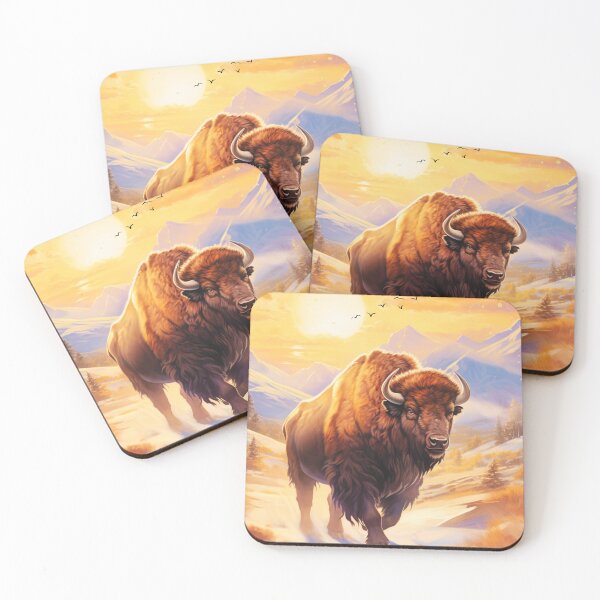 Item preview, Bison in Yellowstone National Park designed and sold by Linda Roisum.