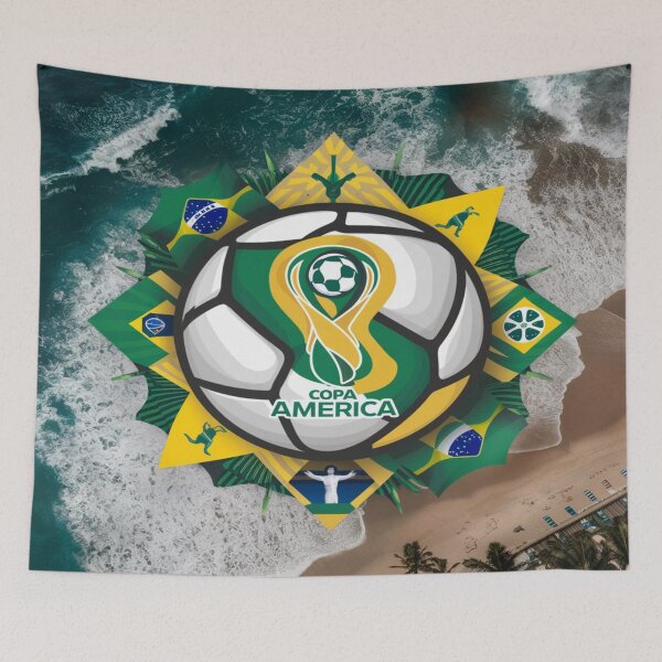 Item preview, Brazil at the Copa America designed and sold by Midnight Veil Designs.