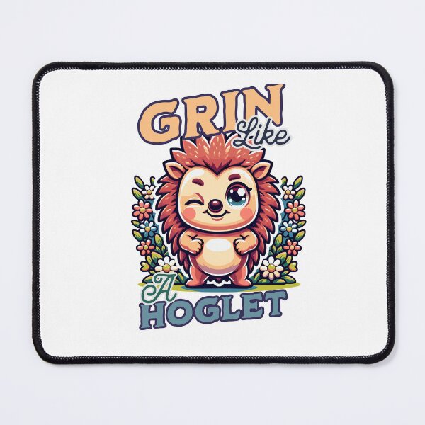 Item preview, Grin Like A Hoglet Baby Hedgehog Cute Animal Hedgies  designed and sold by KayelBee.