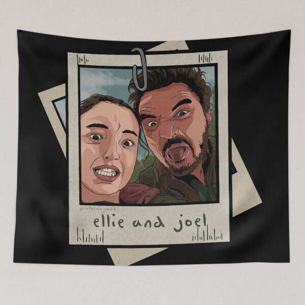 Item preview, Bella Ramsey y Pedro Pascal designed and sold by ChloeRogArt.