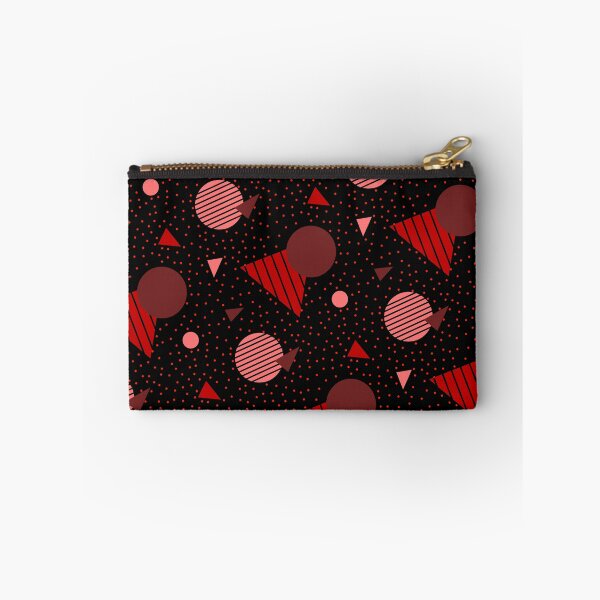 Item preview, Colorful Red Geometry Memphis Party Pattern  designed and sold by EvergreenMotifs.
