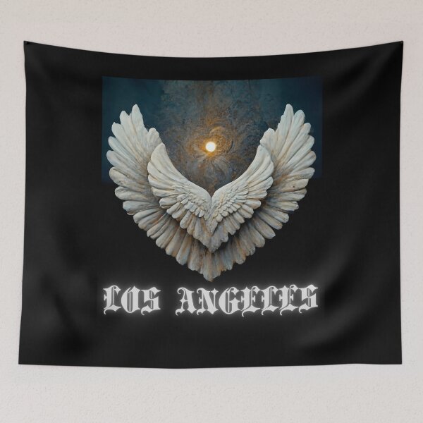 Item preview, LA Los Angeles angels wings and light cute gothic style happy gifts designed and sold by thankful-loco.
