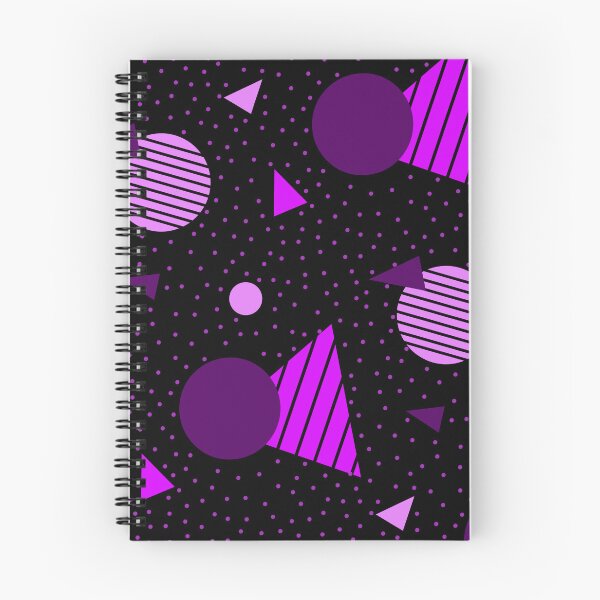 Item preview, Colorful Plethora Of Purple Geometry Memphis Party Pattern  designed and sold by EvergreenMotifs.