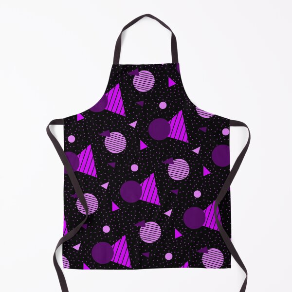 Item preview, Colorful Plethora Of Purple Geometry Memphis Party Pattern  designed and sold by EvergreenMotifs.