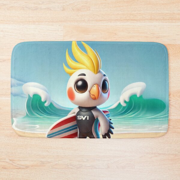 Item preview, Surfing Cockatiel Adventure designed and sold by Sillytoe.