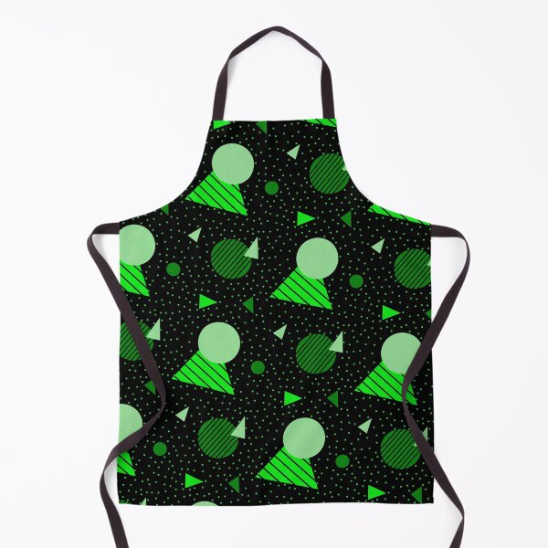 Item preview, Colorful Gathering Of Green Geometry Memphis Party Pattern  designed and sold by EvergreenMotifs.