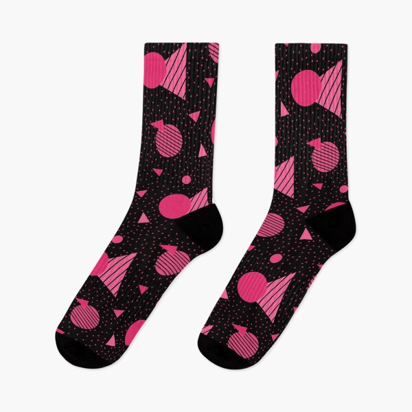 Item preview, Colorful Promises Of Pink Geometry Memphis Party Pattern  designed and sold by EvergreenMotifs.