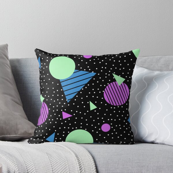 Item preview, Colorful Retro Geometry Memphis Vintage Party Pattern  designed and sold by EvergreenMotifs.