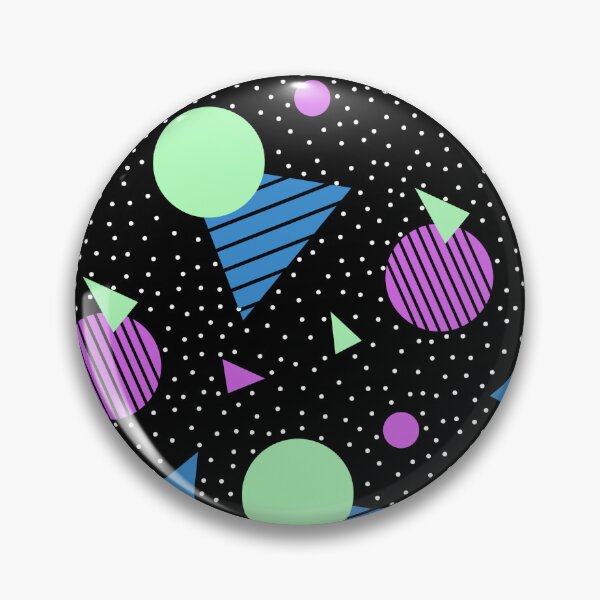 Item preview, Colorful Retro Geometry Memphis Vintage Party Pattern  designed and sold by EvergreenMotifs.