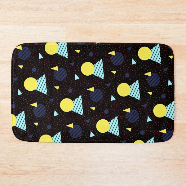 Item preview, Colorful Contrast Geometry Memphis Party Pattern  designed and sold by EvergreenMotifs.