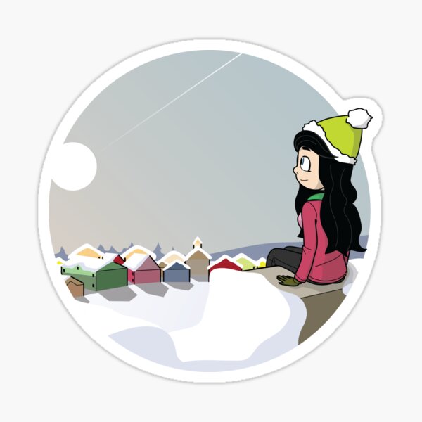 Maria the Vampire Princess - Christmas Morning Sticker
